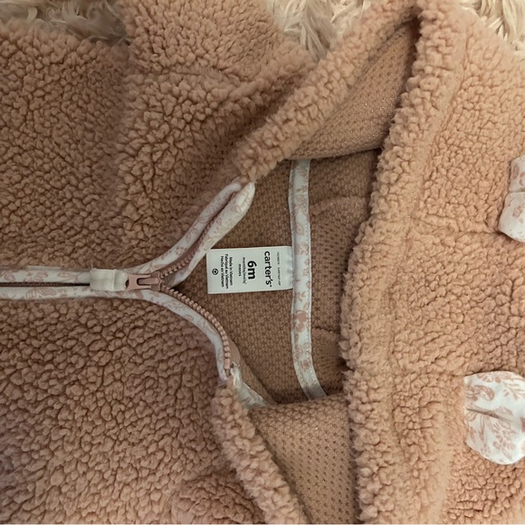 Carters Hooded Sherpa Bunting - Picture 3 of 3